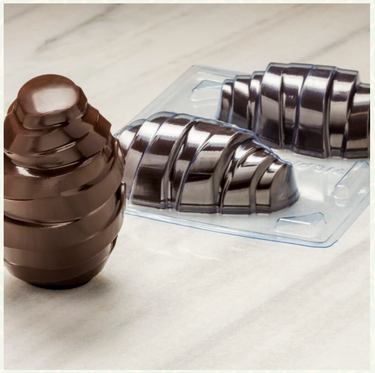 Forma de Chocolate Especial 3 Partes - Ovo Disco - BWB10319